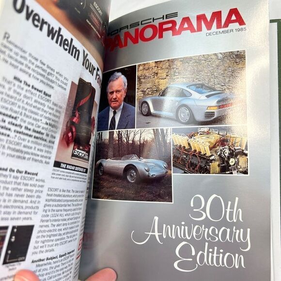 Porsche Panoramic Hardcover Bounded Magazines Vintage 1985 July-Dec & 30th Anni - Picture 9 of 12